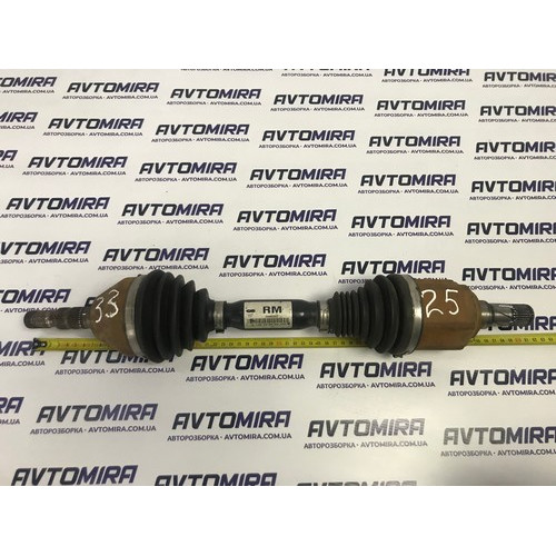 Полуось передняя левая 600 mm (33\25) Opel Astra H 2004-2010 24462251